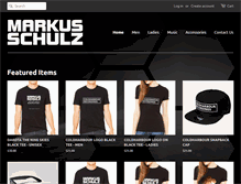 Tablet Screenshot of markusschulzstore.com